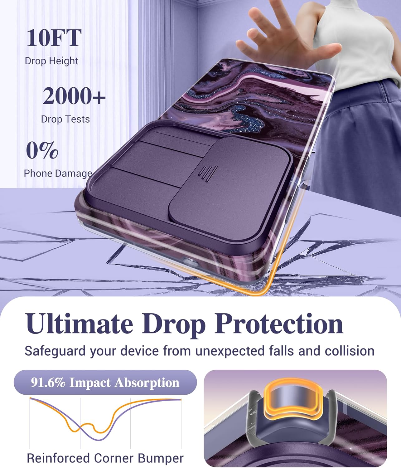 GVIEWIN Compatible with Samsung Galaxy S26 Ultra Case