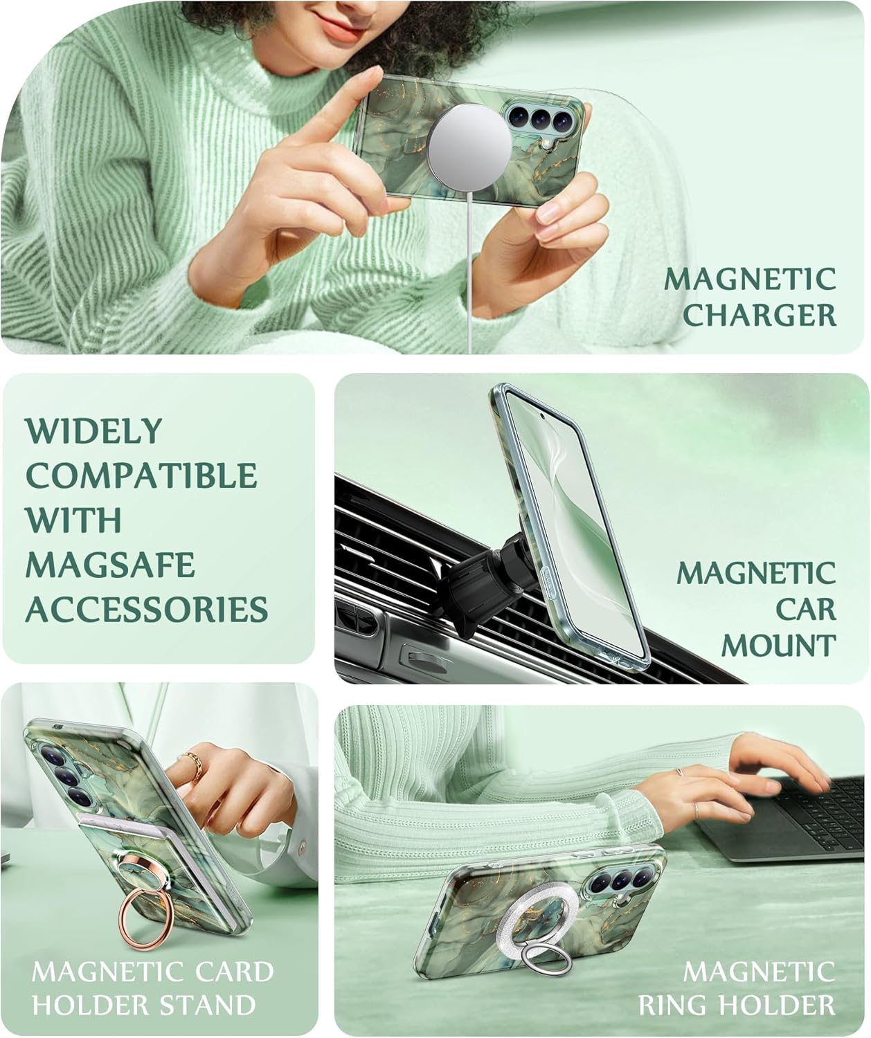 GVIEWIN Compatible with Samsung Galaxy S26 Case