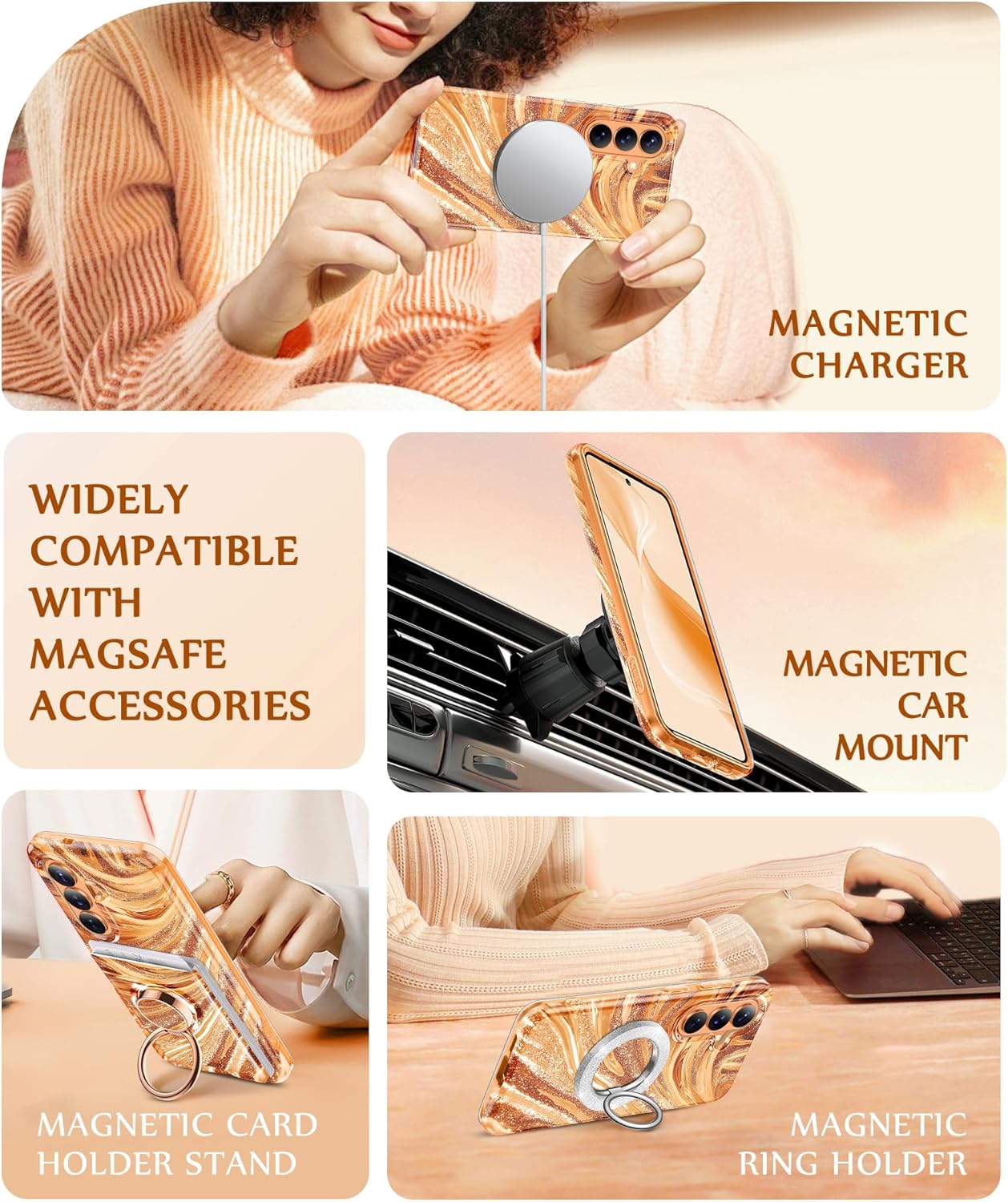 GVIEWIN Compatible with Samsung Galaxy S26 Case