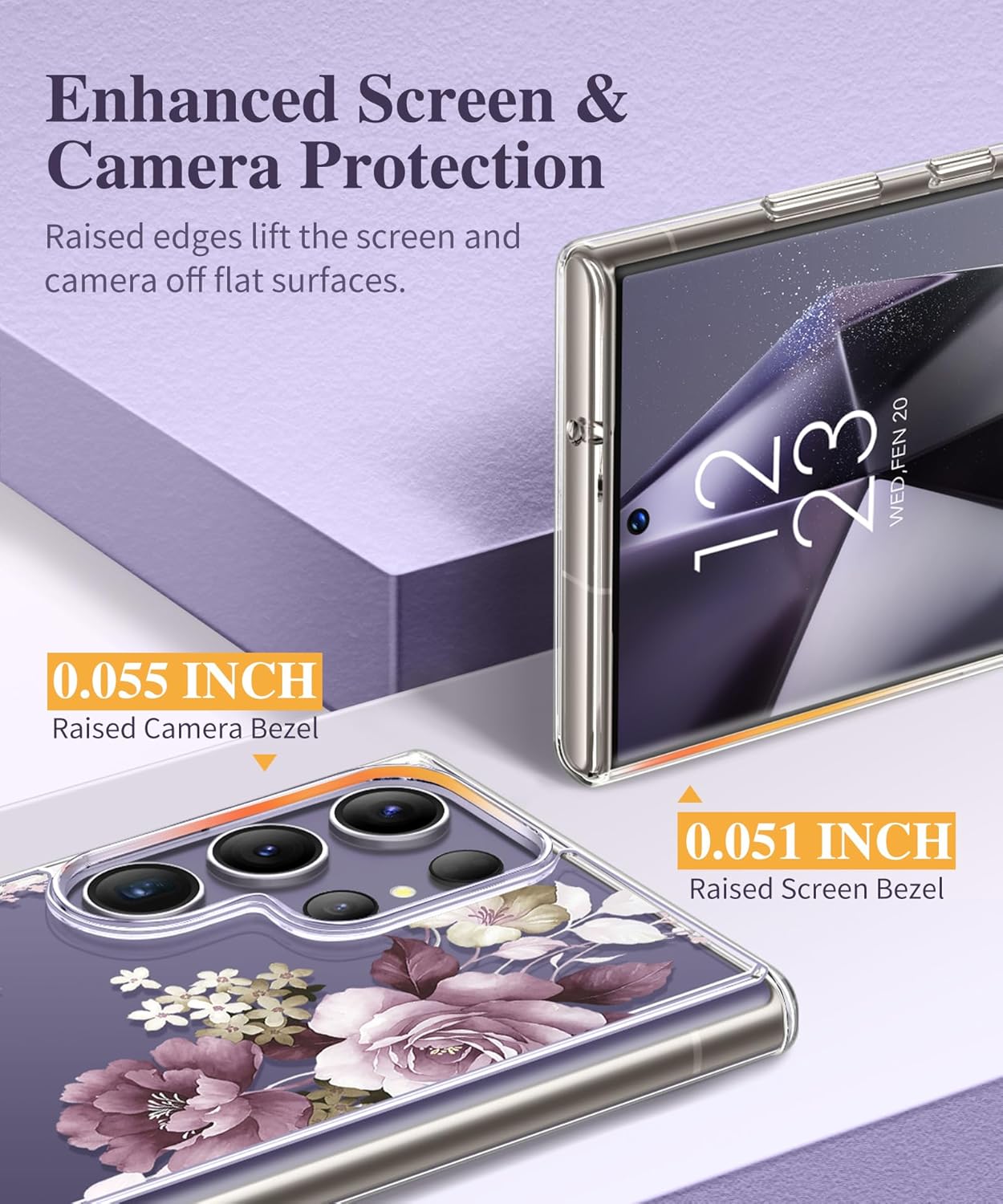 Samsung S24 Ultra Case Floral Cherry Blossoms