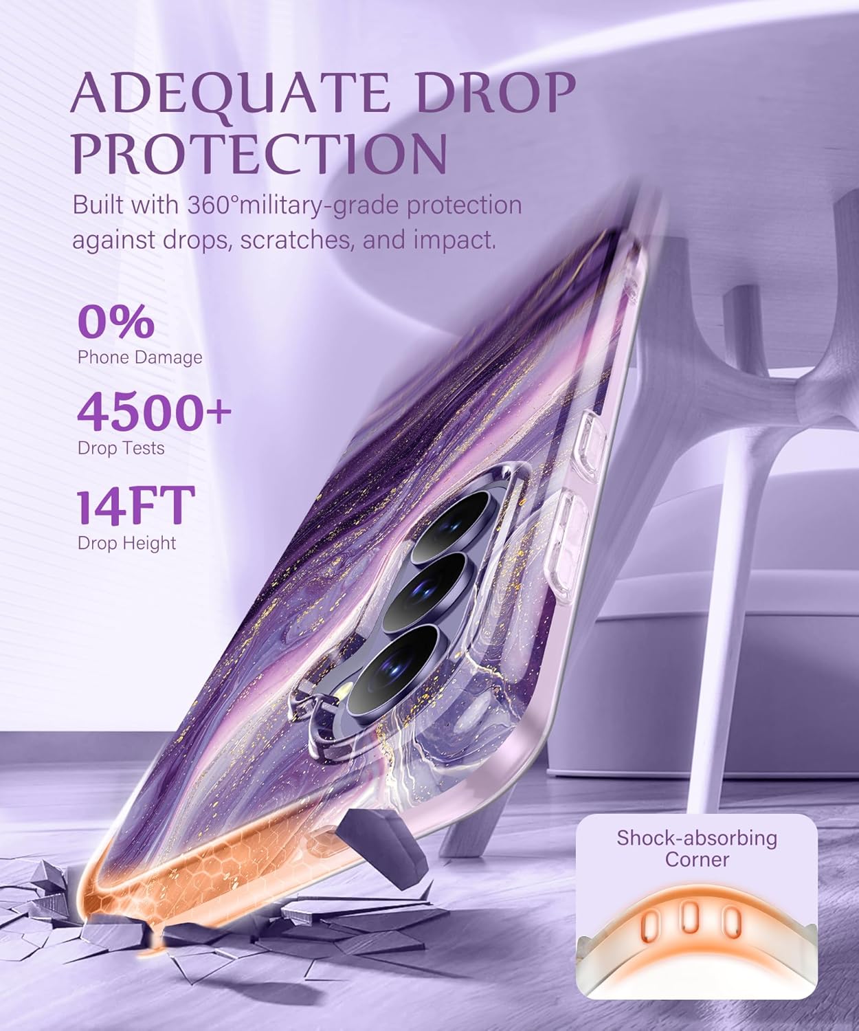 GVIEWIN Compatible with Samsung Galaxy S26 Case