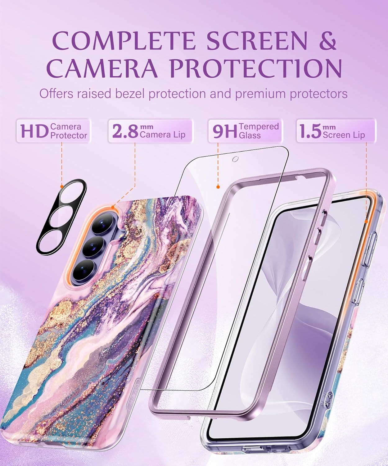 GVIEWIN Compatible with Samsung Galaxy S26 Case