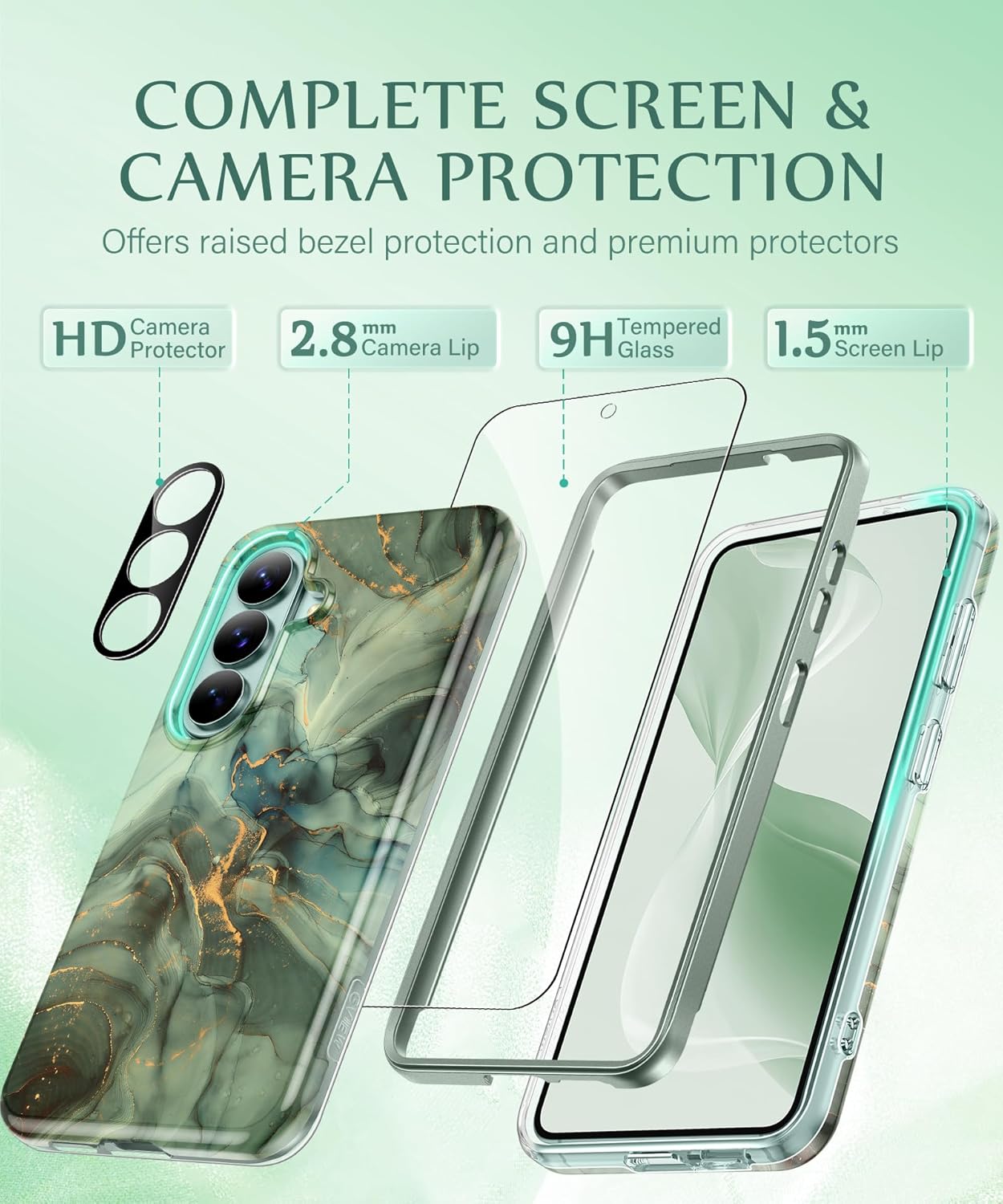 GVIEWIN Compatible with Samsung Galaxy S26 Case