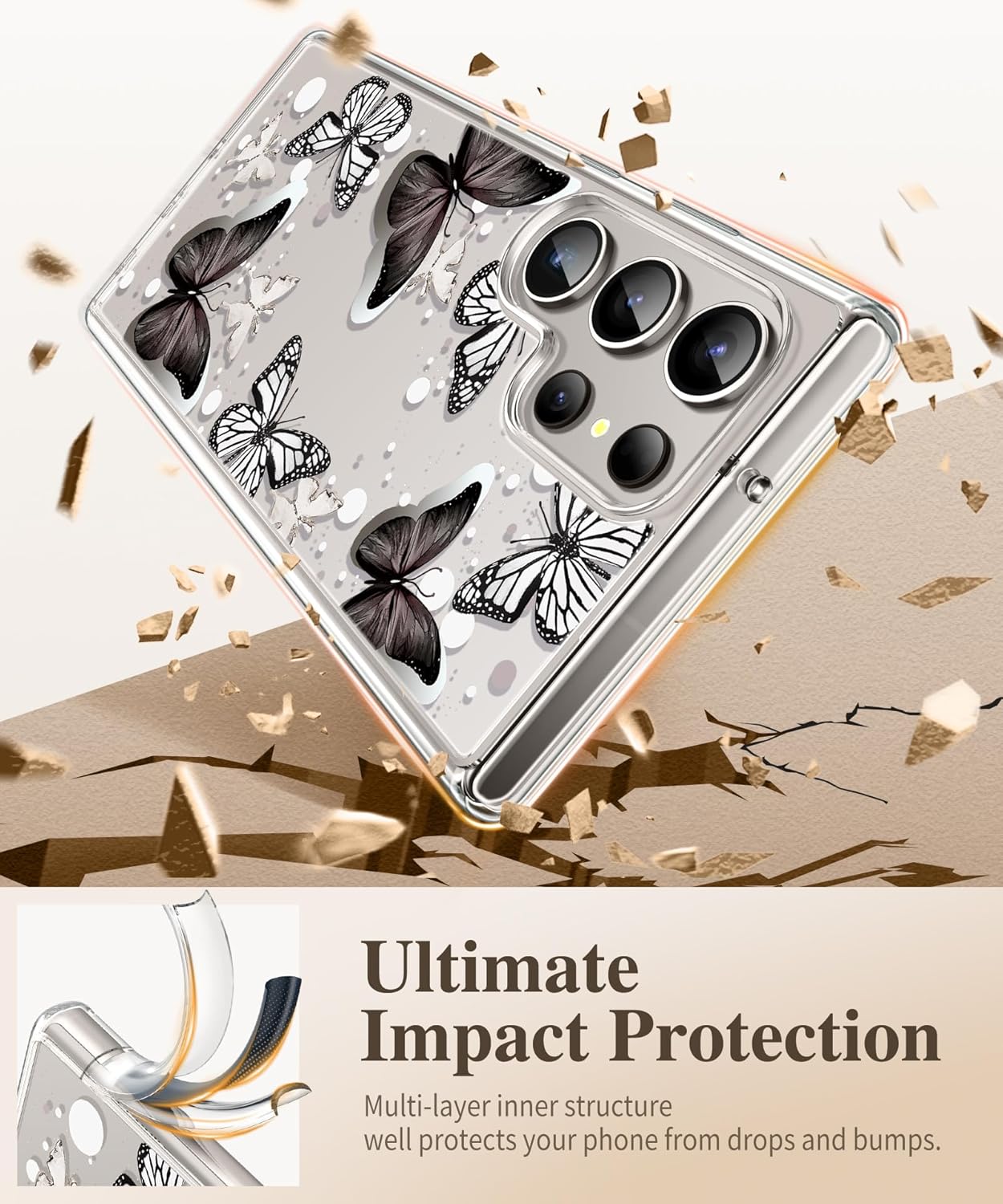 GVIEWIN for Samsung Galaxy S24 Ultra Case