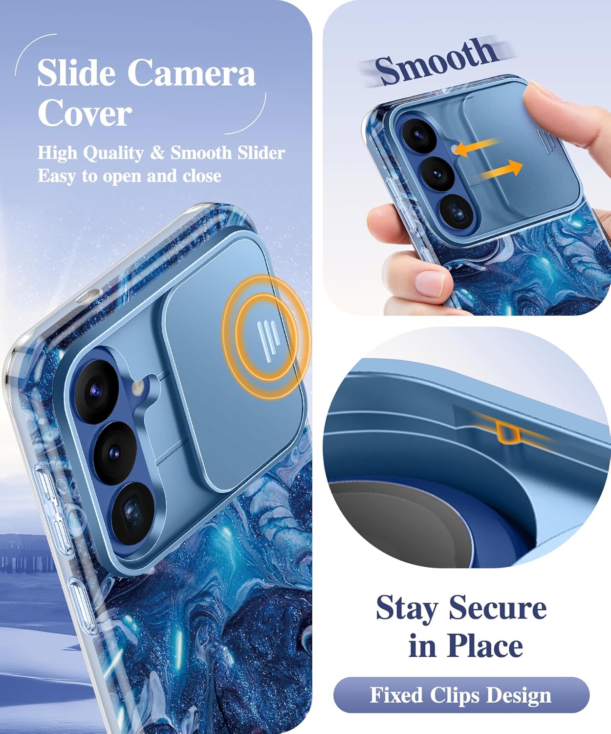 GVIEWIN Compatible with Samsung Galaxy S26 Plus Case
