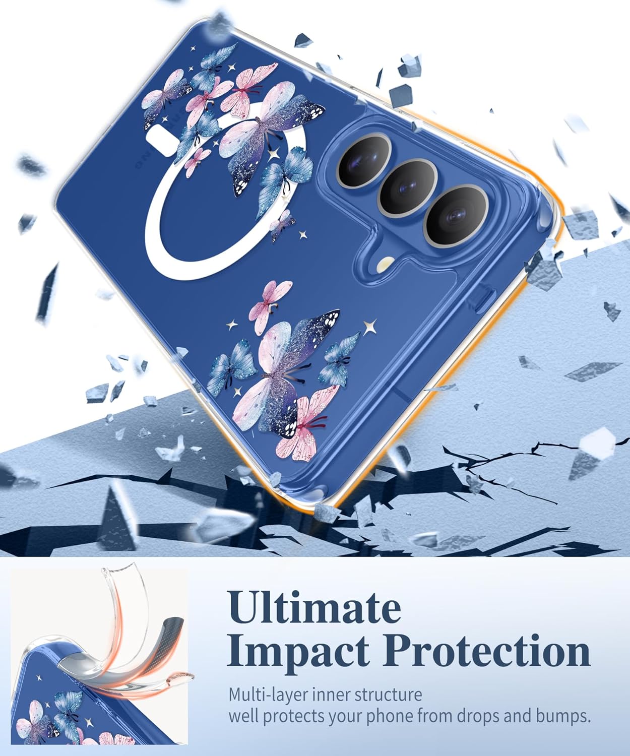 GVIEWIN Compatible with Samsung Galaxy S26 Plus Case