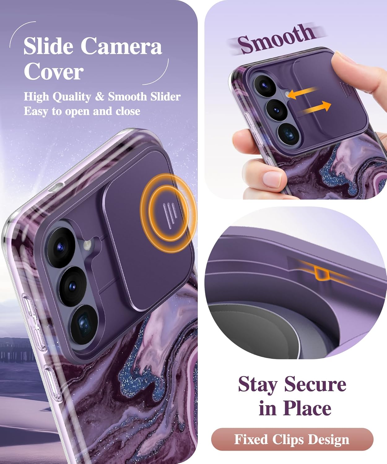 GVIEWIN Compatible with Samsung Galaxy S26 Plus Case