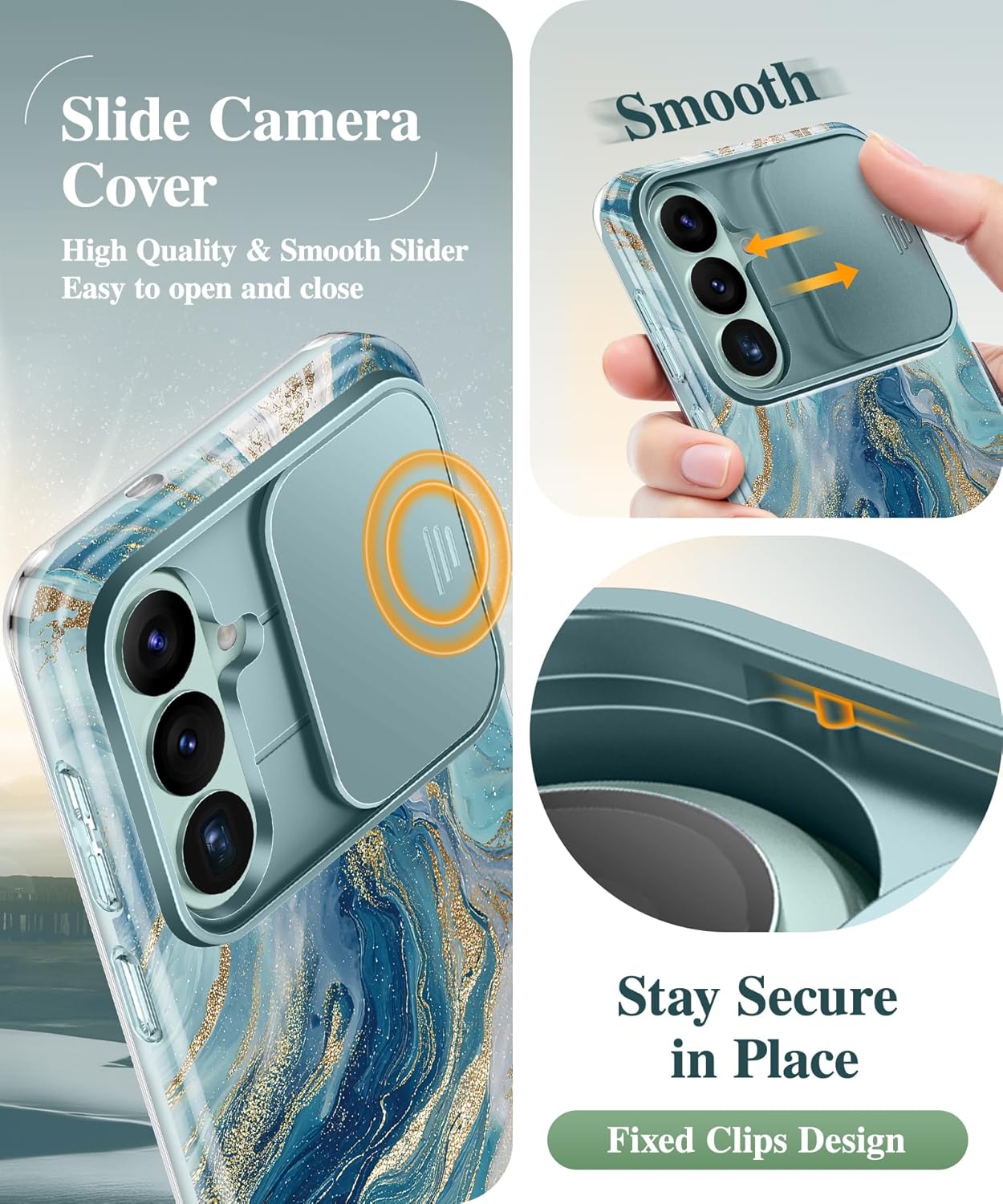 GVIEWIN Compatible with Samsung Galaxy S26 Plus Case