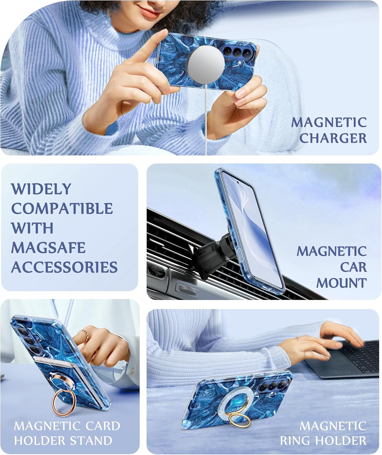 GVIEWIN Compatible with Samsung Galaxy S26 Case