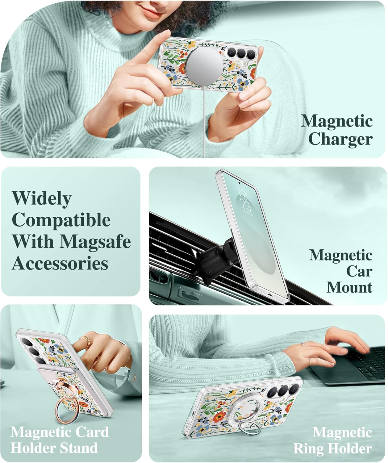 GVIEWIN Compatible with Samsung Galaxy S26 Plus Case