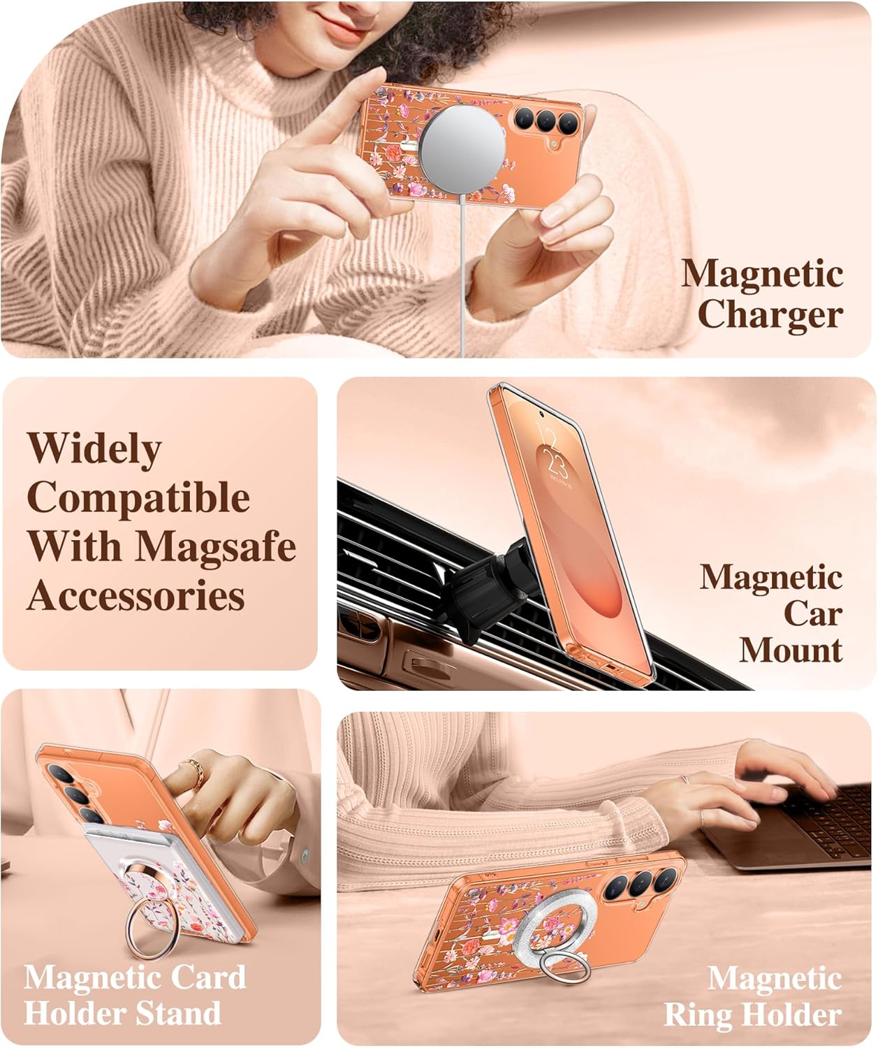 GVIEWIN Compatible with Samsung Galaxy S26 Plus Case