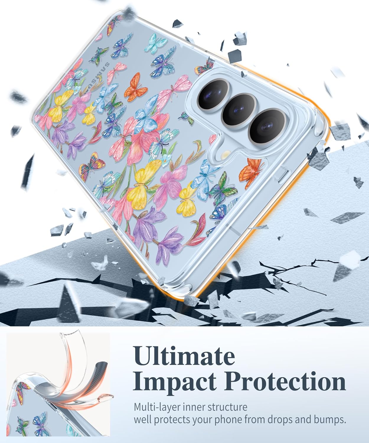 GVIEWIN Compatible with Samsung Galaxy S26 Plus Case