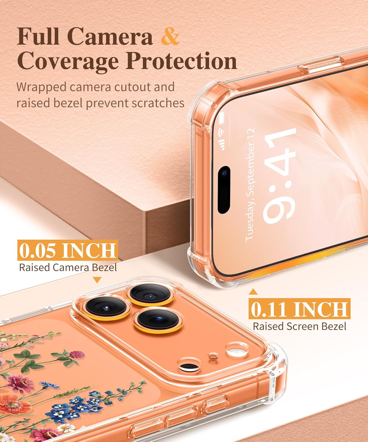 iPhone 17 Pro Max Case Wild Petals – GVIEWIN