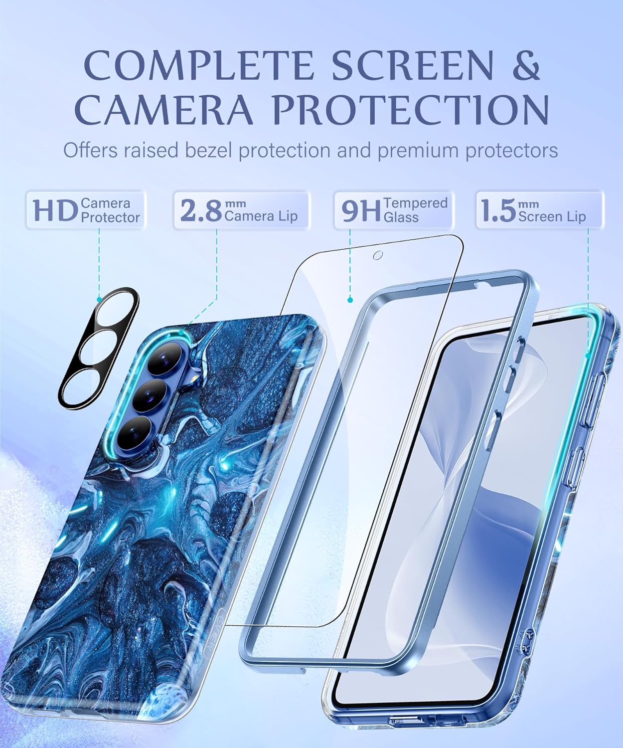 GVIEWIN Compatible with Samsung Galaxy S26 Case