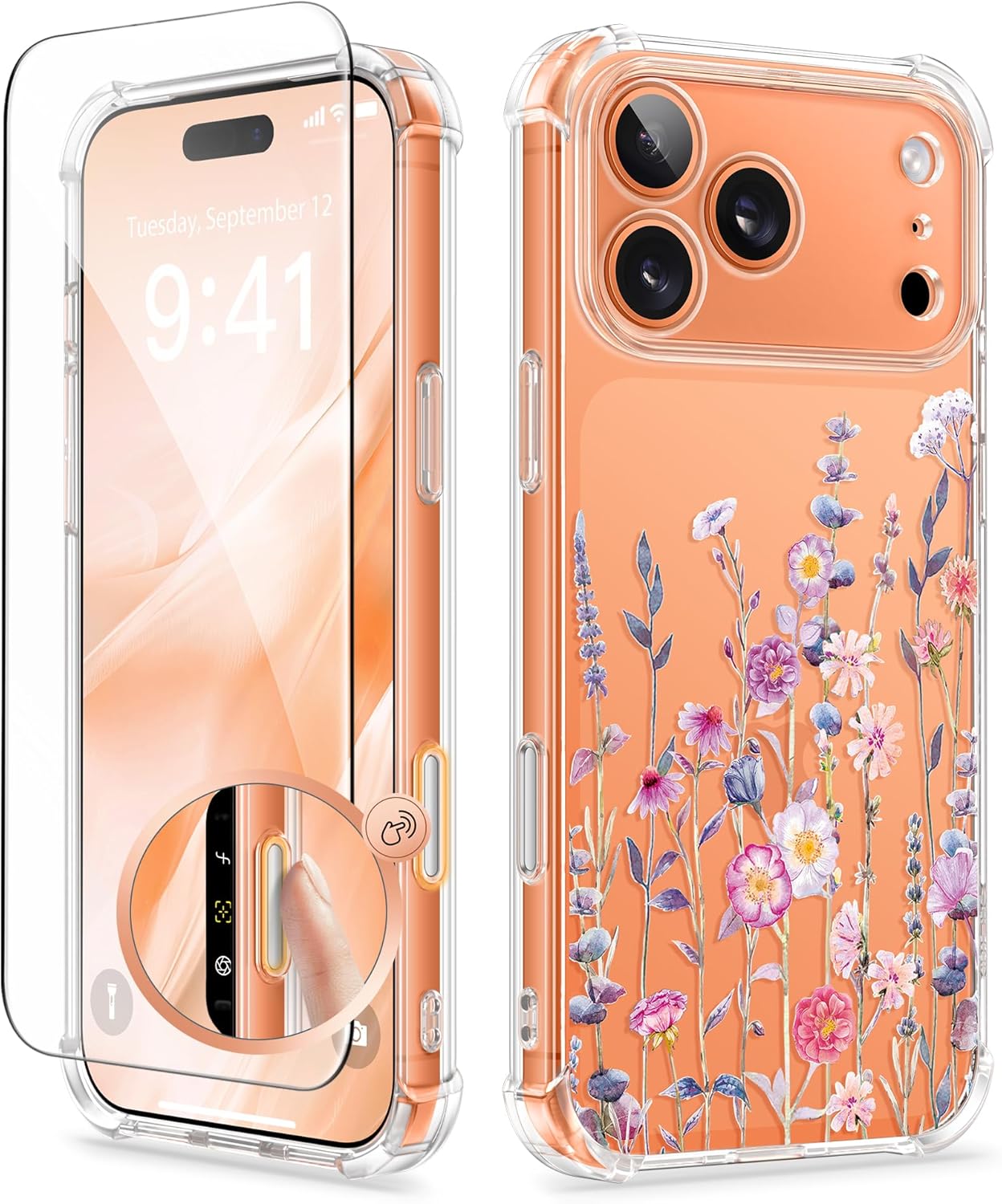 iPhone 17 Pro Max Case Floratopia