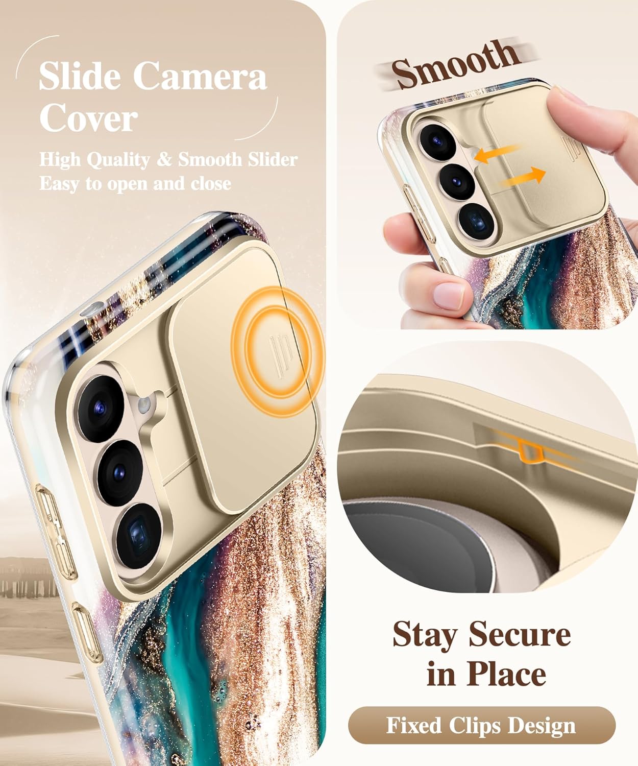 GVIEWIN Compatible with Samsung Galaxy S26 Plus Case
