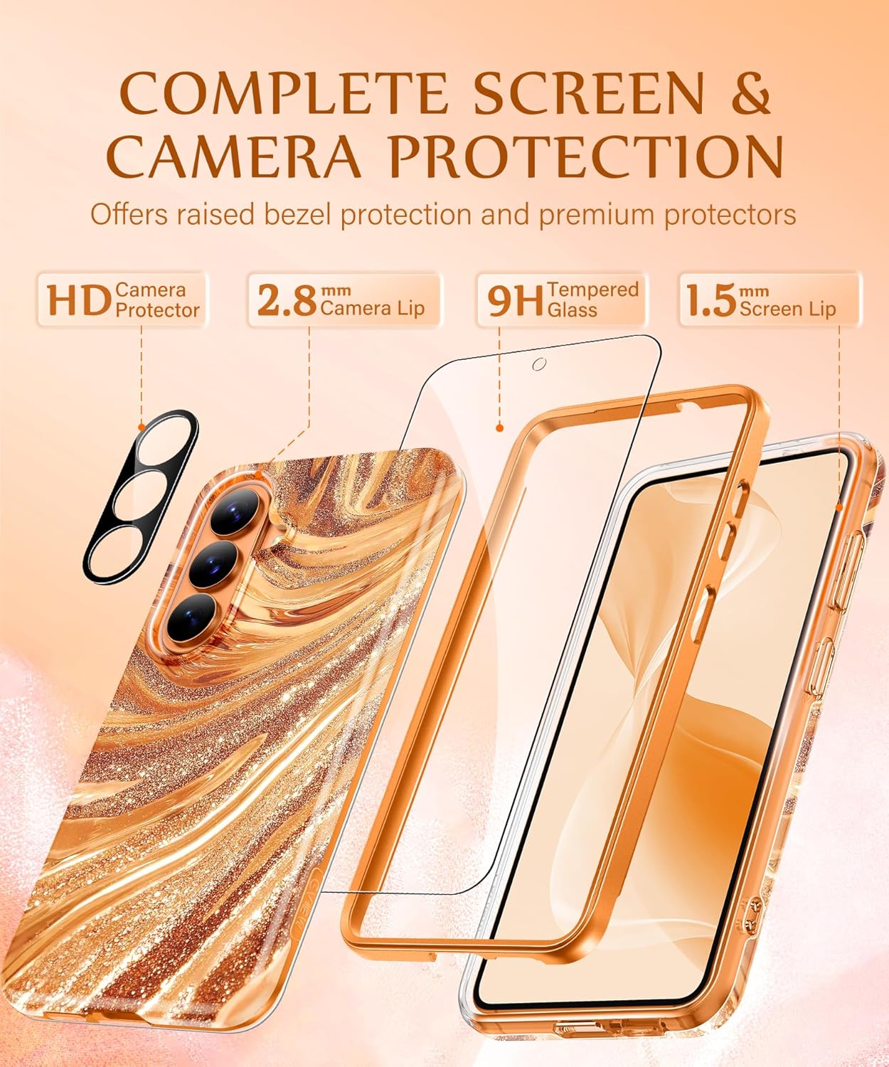 GVIEWIN Compatible with Samsung Galaxy S26 Case