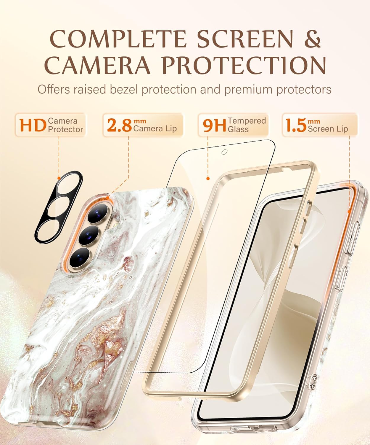 GVIEWIN Compatible with Samsung Galaxy S26 Case