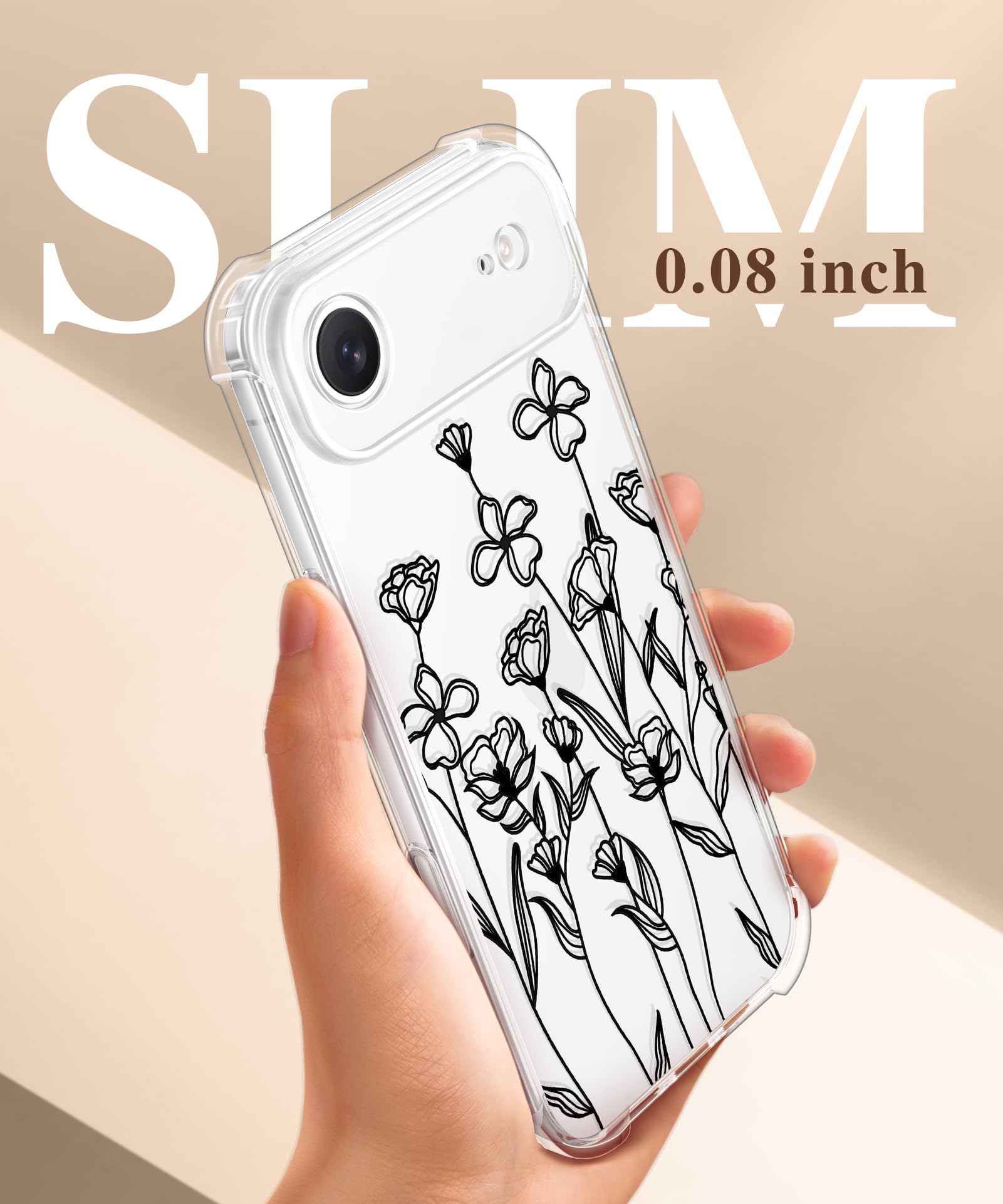 GVIEWIN for iPhone 17 Air Case Upgraded Full Camera Protection