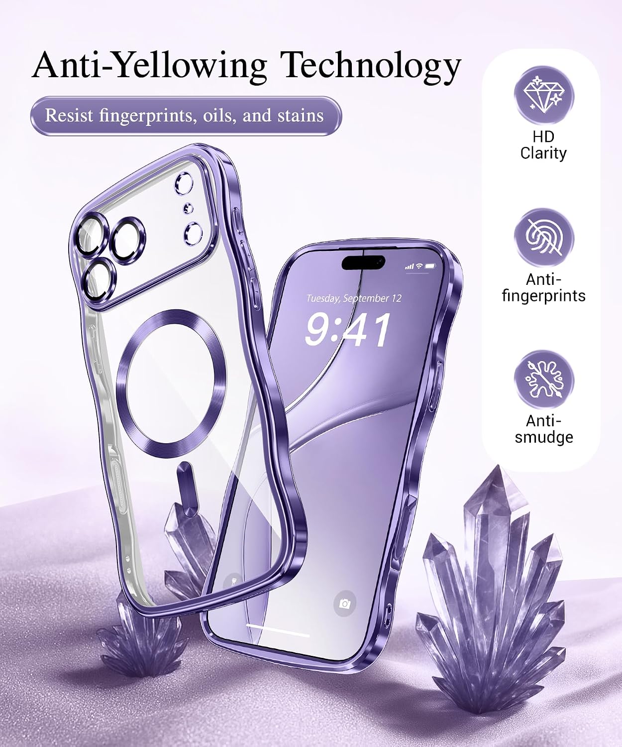GVIEWIN for iPhone 17 Pro Case Compatible with MagSafe