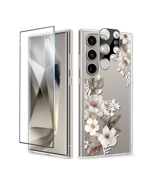 Samsung S24 Ultra Case Floral Delphinium